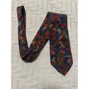 Fumagalli for Bergdorf Goodman abstract print silk tie
